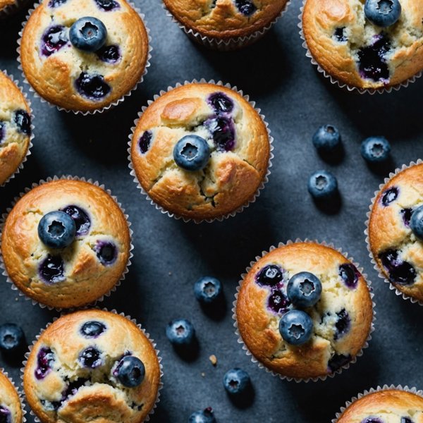 Comment réussir des muffins à la myrtille avec un cœur coulant?