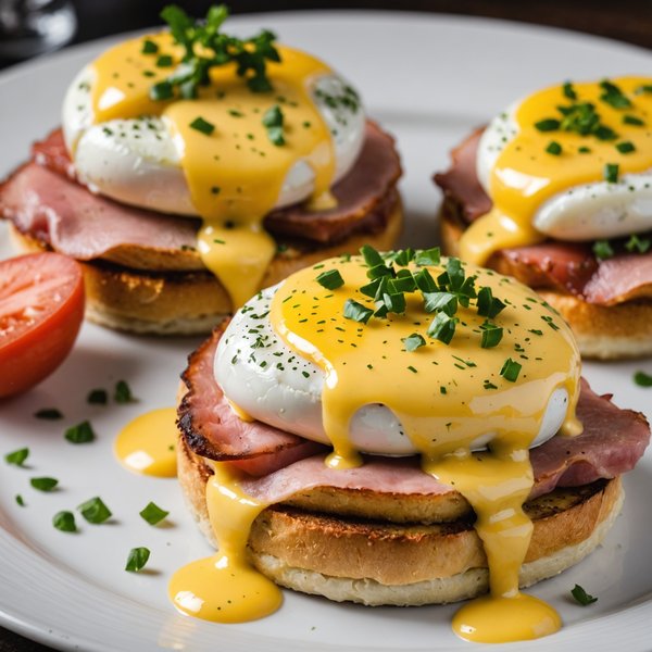 Quelle est la méthode pour préparer des œufs Bénédicte avec une sauce hollandaise maison?