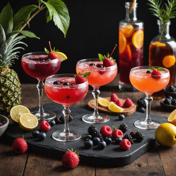 Quelles astuces pour préparer des cocktails à base de fruits de la forêt dans un bar à cocktails?