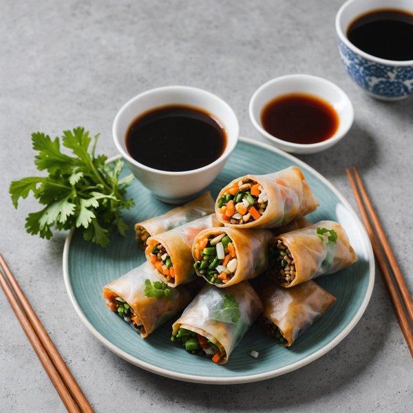 Comment faire des rouleaux de printemps végétariens avec une sauce hoisin?